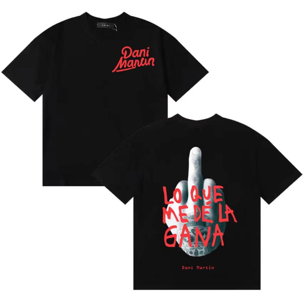 Dani Martin Lo Que Me De La Gana Double Sided Printed Classic Graphics T Shirt Unisexs Women Clothing Hip Hop Tshirts Cotton Tees 2XL
Dani Martin Lo Que Me De La Gana Double Sided Printed Classic Graphics T Shirt Unisexs Women Clothing Hip Hop Tshirts Cotton Tees 2XL