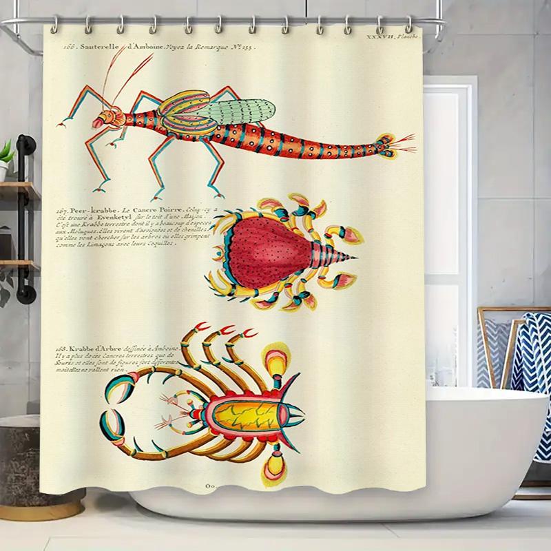 Vivid Retro Animal Print Shower Curtain Creative Kitchen Home Decor for Bathroom Decorations 3D Printed Polyester Fabric with Ho 90x180cm
Vivid Retro Animal Print Shower Curtain Creative Kitchen Home Decor for Bathroom Decorations 3D Printed Polyester Fabric with Ho 90x180cm