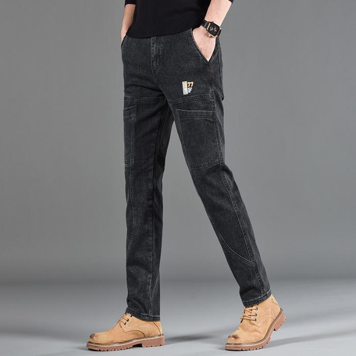 Four Seasons Wearable 2024 Новые джинсовые брюки High-End Splicing Slim Fit Small Straight Leg Мужские брюки 28
Four Seasons Wearable 2024 Новые джинсовые брюки High-End Splicing Slim Fit Small Straight Leg Мужские брюки 28