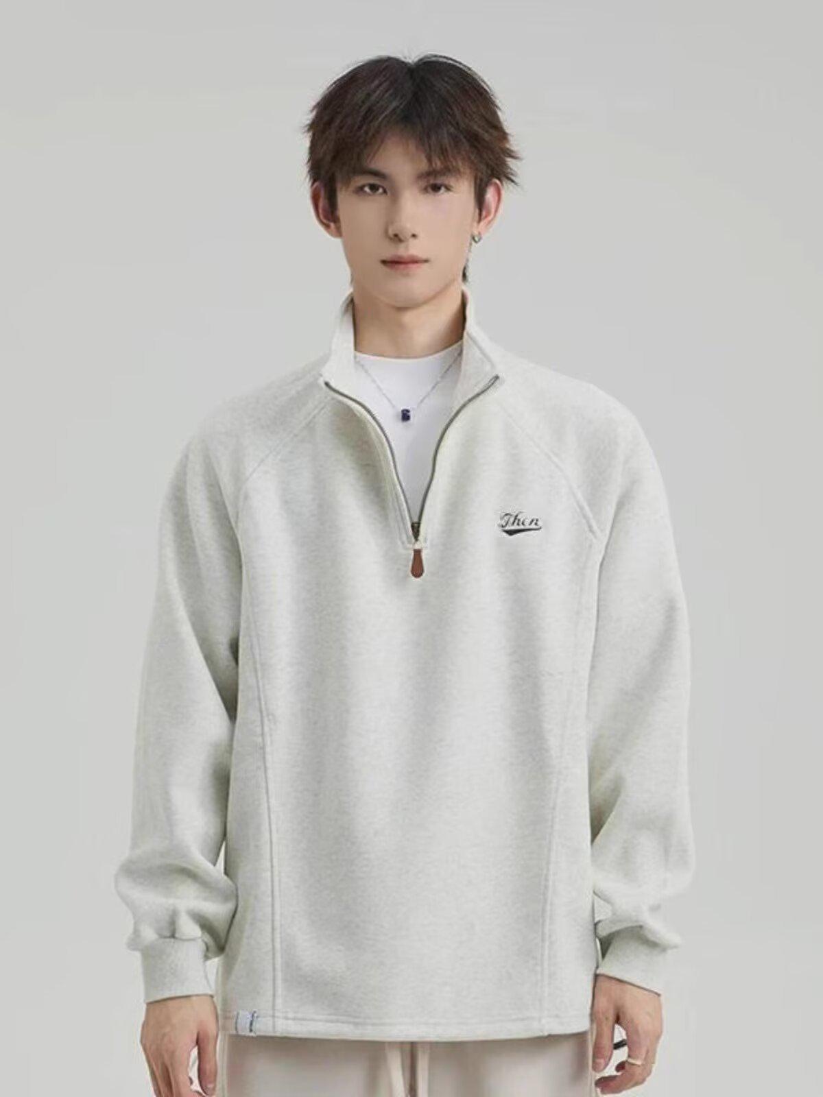 Men s Plus Size Embroidered Stand Collar Zipper Hoodie - Trendy Loose Fit L світло-сірий колір
Men s Plus Size Embroidered Stand Collar Zipper Hoodie - Trendy Loose Fit L світло-сірий колір