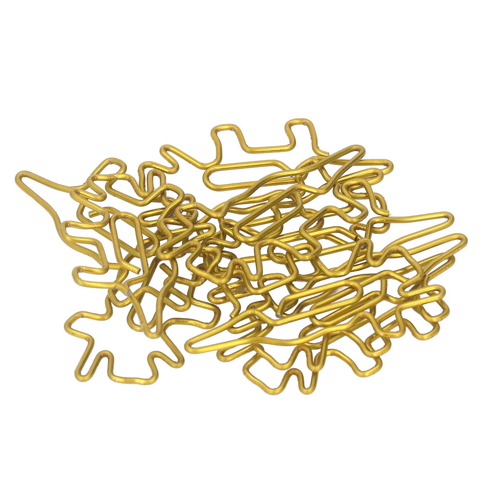 100pcs Golden Dinosaur Paper Clips Increase Slip Resistance Anti Rust Metal Portable Paperclips for
100pcs Golden Dinosaur Paper Clips Increase Slip Resistance Anti Rust Metal Portable Paperclips for