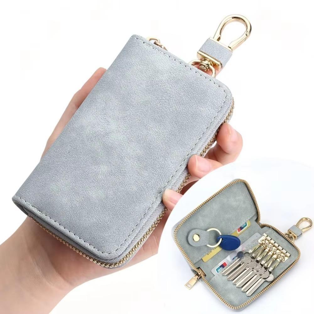Durable Zipper Closure Keychain Pouch Leather Hanging Key Ring Holder Waist Hanging Key Bag
Durable Zipper Closure Keychain Pouch Leather Hanging Key Ring Holder Waist Hanging Key Bag