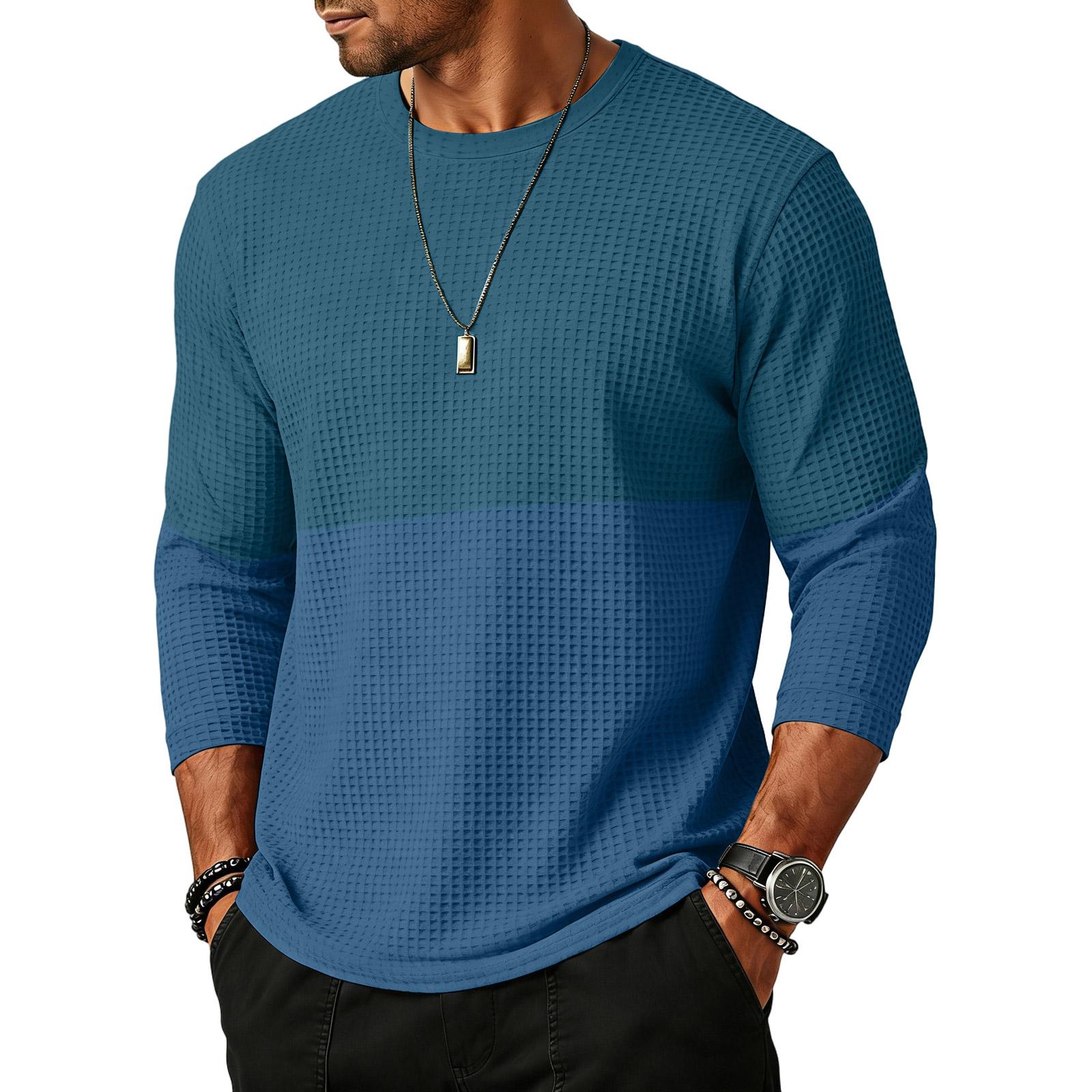 Men’s Long Sleeve Knit Crew Neck Top Casual Loose Fit Pullover Lightweight Block Pattern Shirt S
Men’s Long Sleeve Knit Crew Neck Top Casual Loose Fit Pullover Lightweight Block Pattern Shirt S