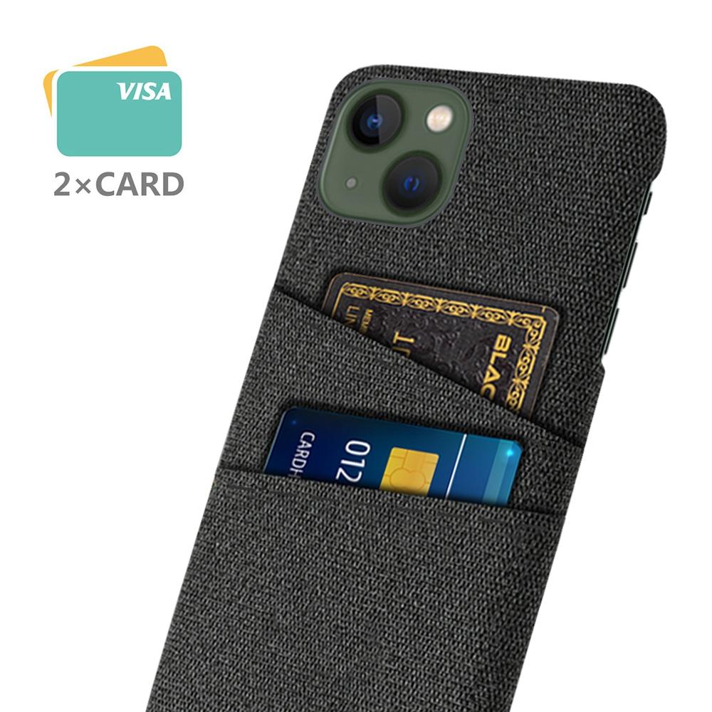For iPhone 14 6.1 inch Cloth Texture Well-protected Phone Case Cloth+PC Cover with Dual Card Slots Black
For iPhone 14 6.1 inch Cloth Texture Well-protected Phone Case Cloth+PC Cover with Dual Card Slots Black