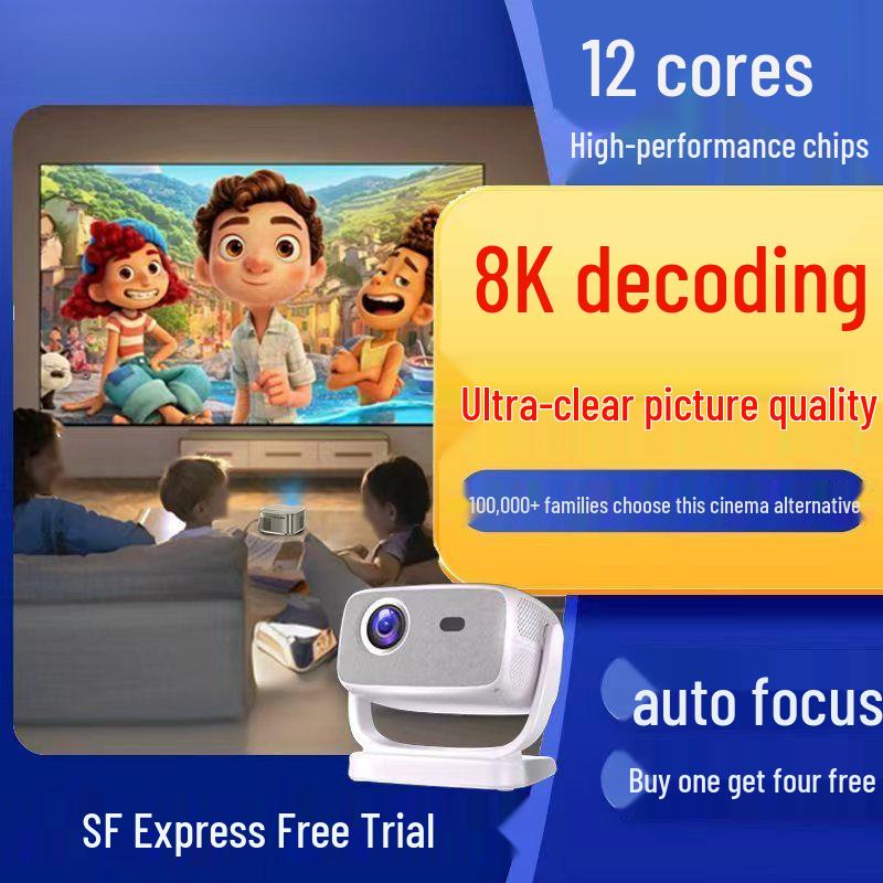 Ultra HD 2025 Projector: 3D Giant Screen for Office, Home & Bedroom - Compatible with Mobile & Computer 4th Gen HD - Limited Time Offer
Ultra HD 2025 Projector: 3D Giant Screen for Office, Home & Bedroom - Compatible with Mobile & Computer 4th Gen HD - Limited Time Offer