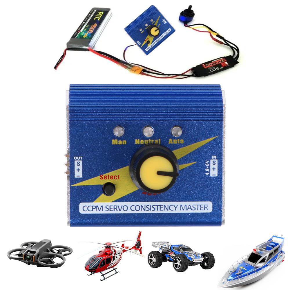 CCPM Servo Consistency Master RC Servo Tester Алюмінієвий сплав 4,8-6 В ESC Checker Багатофункціональний RC Motor Test Meter Blue
CCPM Servo Consistency Master RC Servo Tester Алюмінієвий сплав 4,8-6 В ESC Checker Багатофункціональний RC Motor Test Meter Blue