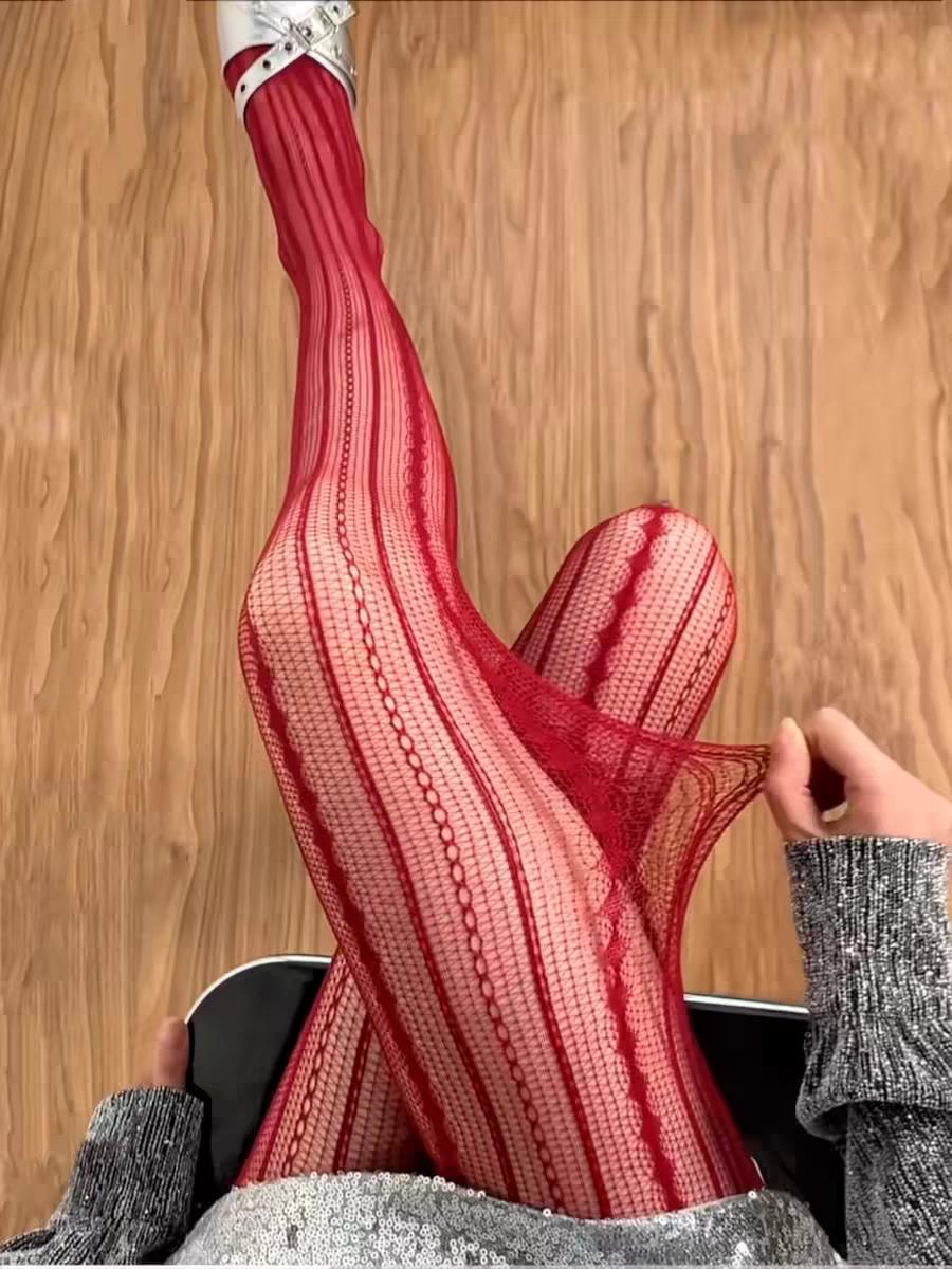 Женские сексуальные колготки с ажурными сетчатыми вставками One Size красный
Женские сексуальные колготки с ажурными сетчатыми вставками One Size красный