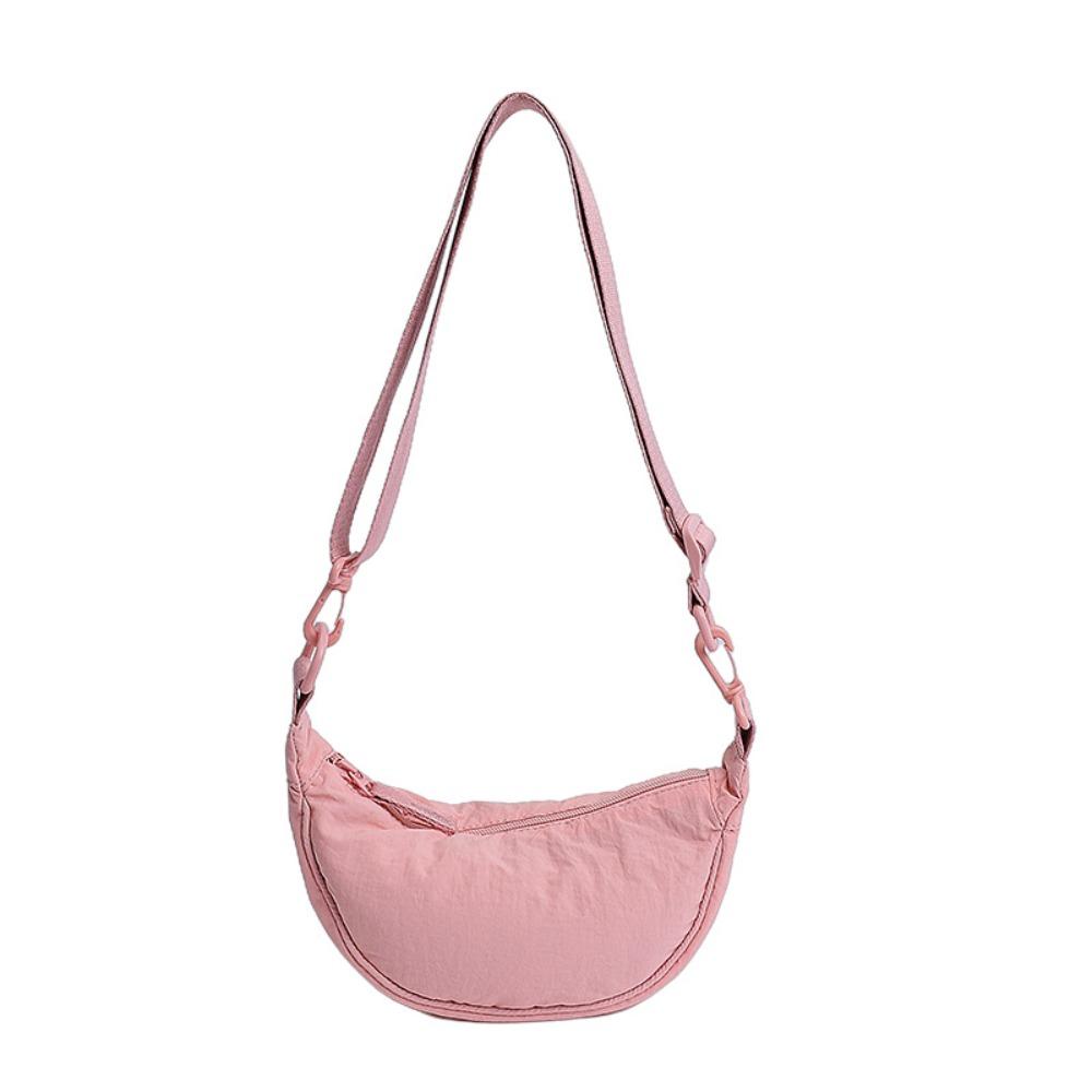 Handbag Mini Dumpling Bag Lightweight Oxford Cloth Shoulder Bag Cute Nylon Crossbody Bag Women рожевий
Handbag Mini Dumpling Bag Lightweight Oxford Cloth Shoulder Bag Cute Nylon Crossbody Bag Women рожевий