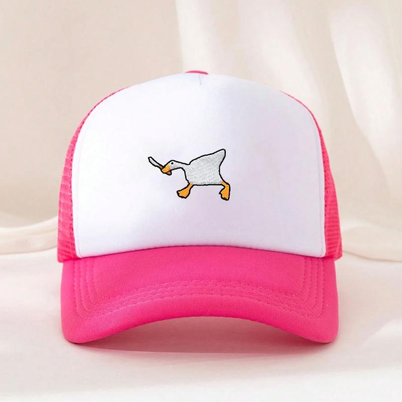 1Pc Big Stupid Goose Print Baseball Cap Casual Mesh Breathable Sun Visor Cap Breathable Sport Baseball Cap Women Outdoor Sun Hat Adjustable рожевий червоний колір
1Pc Big Stupid Goose Print Baseball Cap Casual Mesh Breathable Sun Visor Cap Breathable Sport Baseball Cap Women Outdoor Sun Hat Adjustable рожевий червоний колір