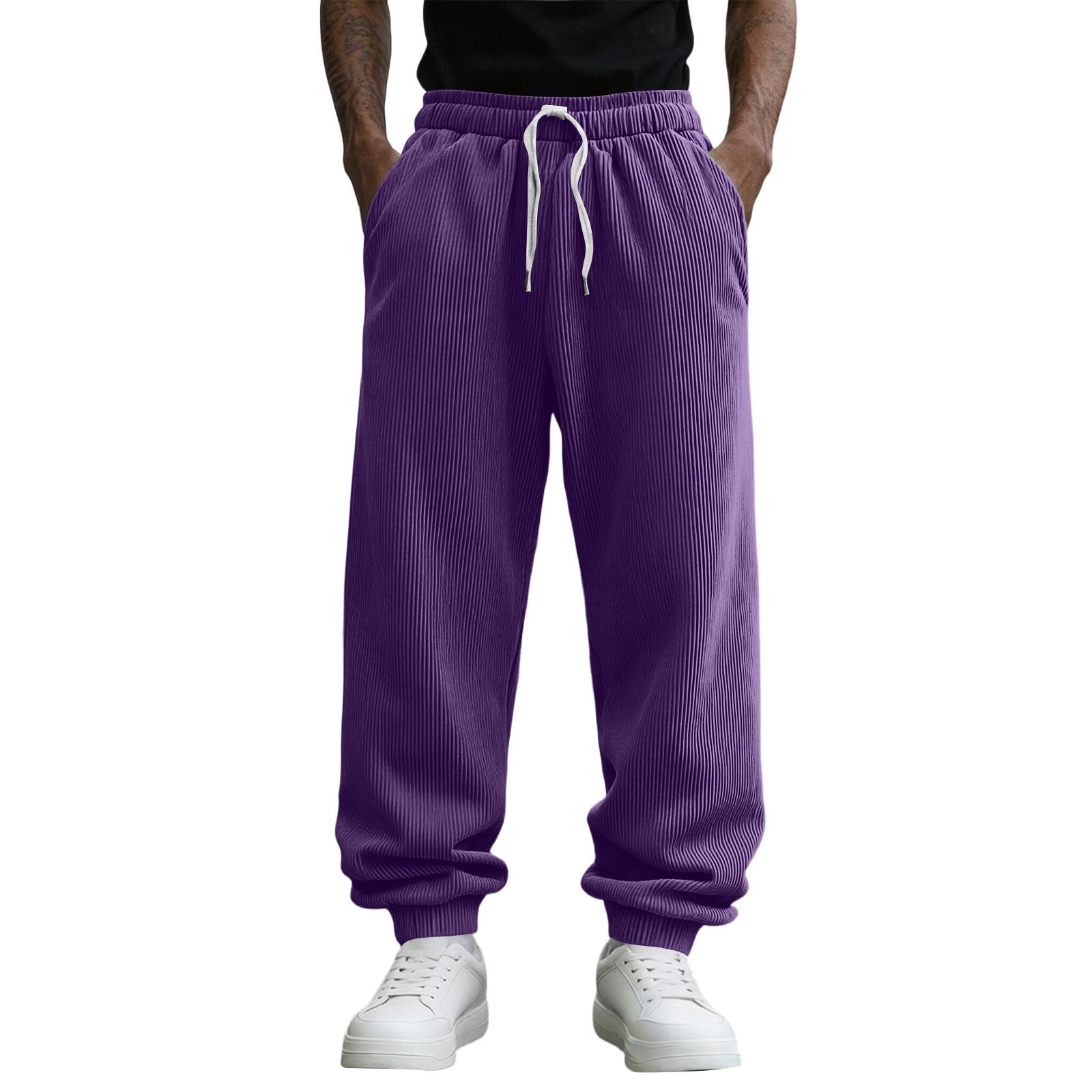 Men s Color Loose Sweatpants Men s Casual Fashion Sweatpants M фіолетовий
Men s Color Loose Sweatpants Men s Casual Fashion Sweatpants M фіолетовий