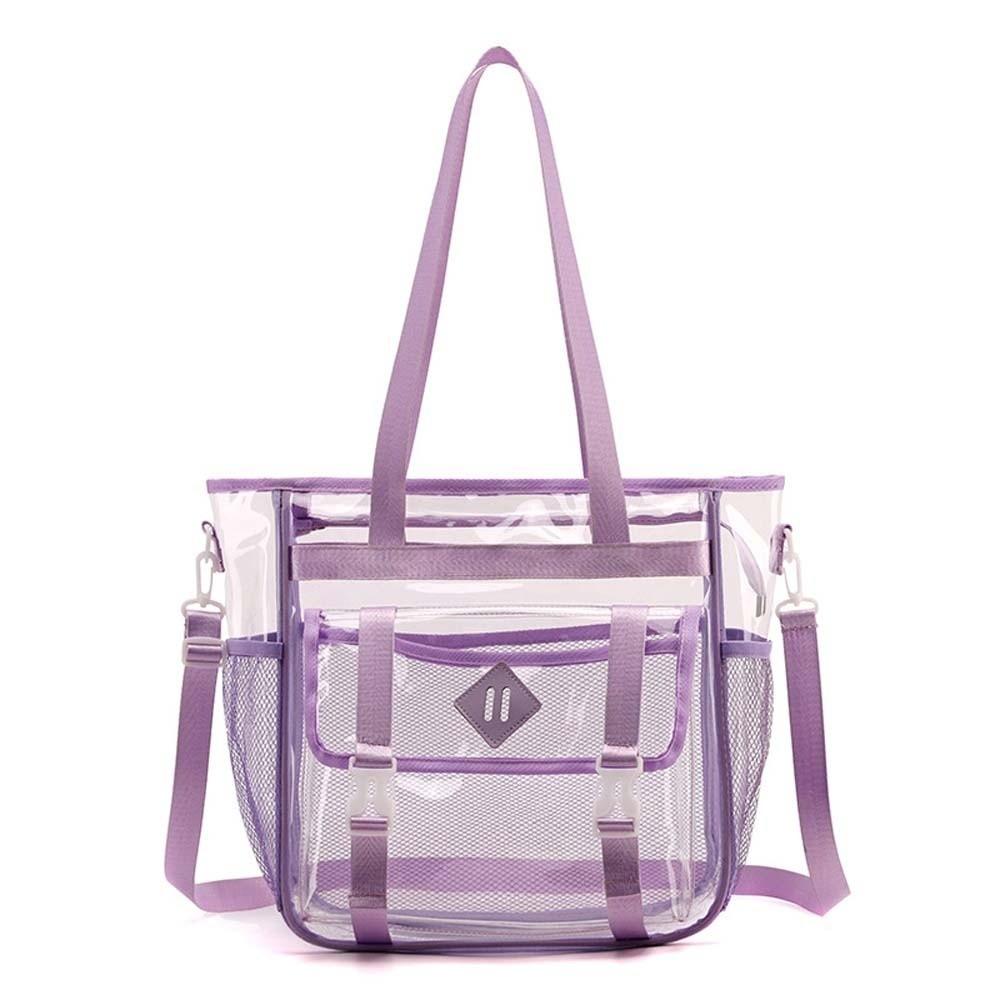 Candy Color Transparent Beach Handbag Large Capacity with Removable Straps Crossbody Jelly Bag Dry-wet Separation Waterproof фиолетовый
Candy Color Transparent Beach Handbag Large Capacity with Removable Straps Crossbody Jelly Bag Dry-wet Separation Waterproof фиолетовый