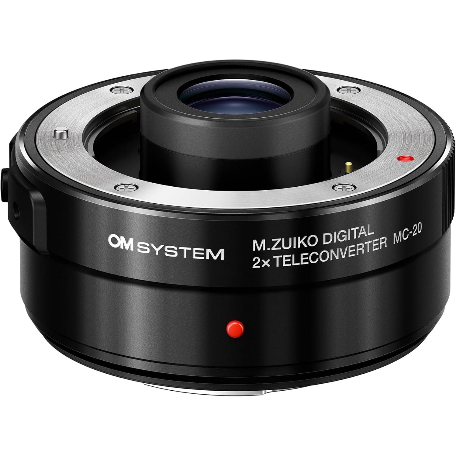 M.ZUIKO DIGITAL MC-20 Teleconverter Lens Extender for Olympus Cameras, 2x Magnification, High-Quality Optics
M.ZUIKO DIGITAL MC-20 Teleconverter Lens Extender for Olympus Cameras, 2x Magnification, High-Quality Optics