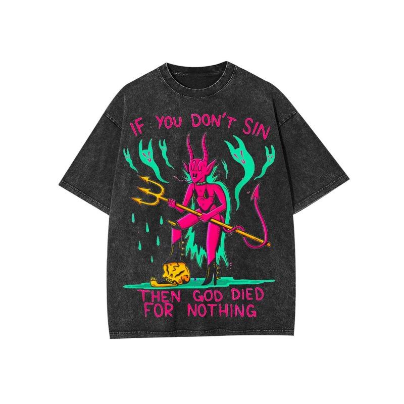 European Size Men S And Women S Heavy-Duty Printed T-Shirts | Trident Devil Pattern Print, Pure, Soft And Breathable 5XL чорний
European Size Men S And Women S Heavy-Duty Printed T-Shirts | Trident Devil Pattern Print, Pure, Soft And Breathable 5XL чорний