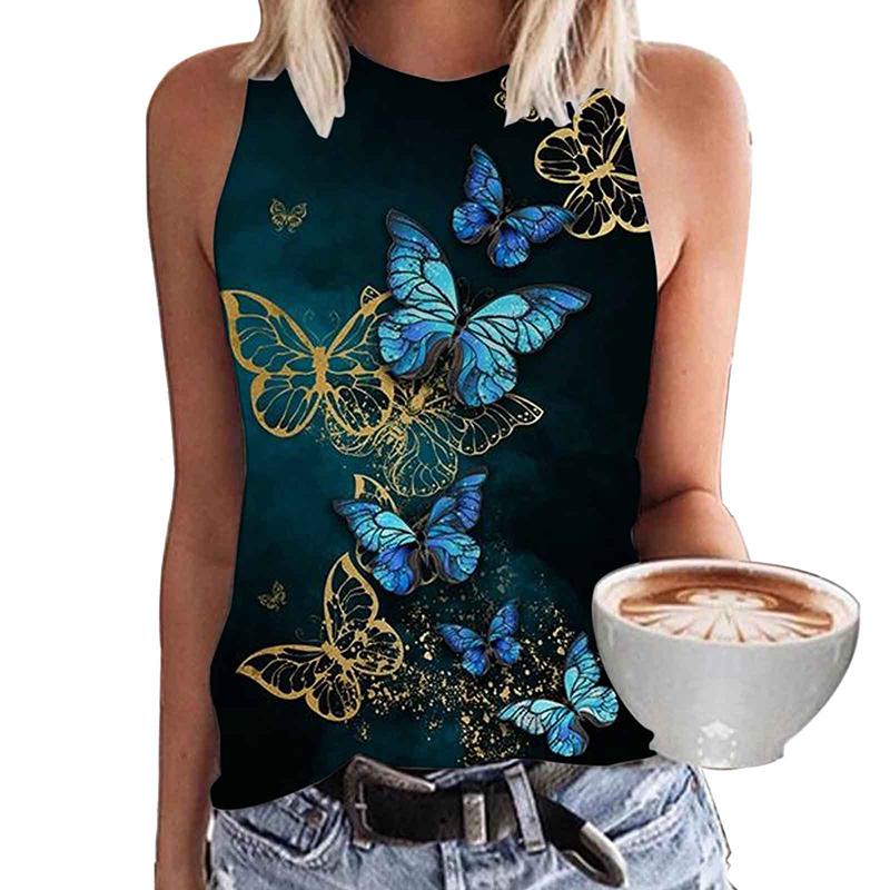 Summer Butterfly Floral 3D Print Tank Top Women Streetwear Y2k Tops Oversized O-Neck Vest Off Shoulder Sleeveless Girls Camisole S
Summer Butterfly Floral 3D Print Tank Top Women Streetwear Y2k Tops Oversized O-Neck Vest Off Shoulder Sleeveless Girls Camisole S