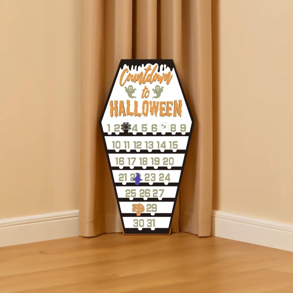 Vintage Halloween Countdown Sign Wooden Wooden Calendar Ornaments Home Festival Decoration
Vintage Halloween Countdown Sign Wooden Wooden Calendar Ornaments Home Festival Decoration