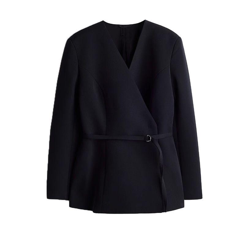 Fall and Winter New Women s Clothing French Style Retro V-neck Long Sleeves with Belt Stomach Blanket Style Casual Suit 1270608 Black L
Fall and Winter New Women s Clothing French Style Retro V-neck Long Sleeves with Belt Stomach Blanket Style Casual Suit 1270608 Black L