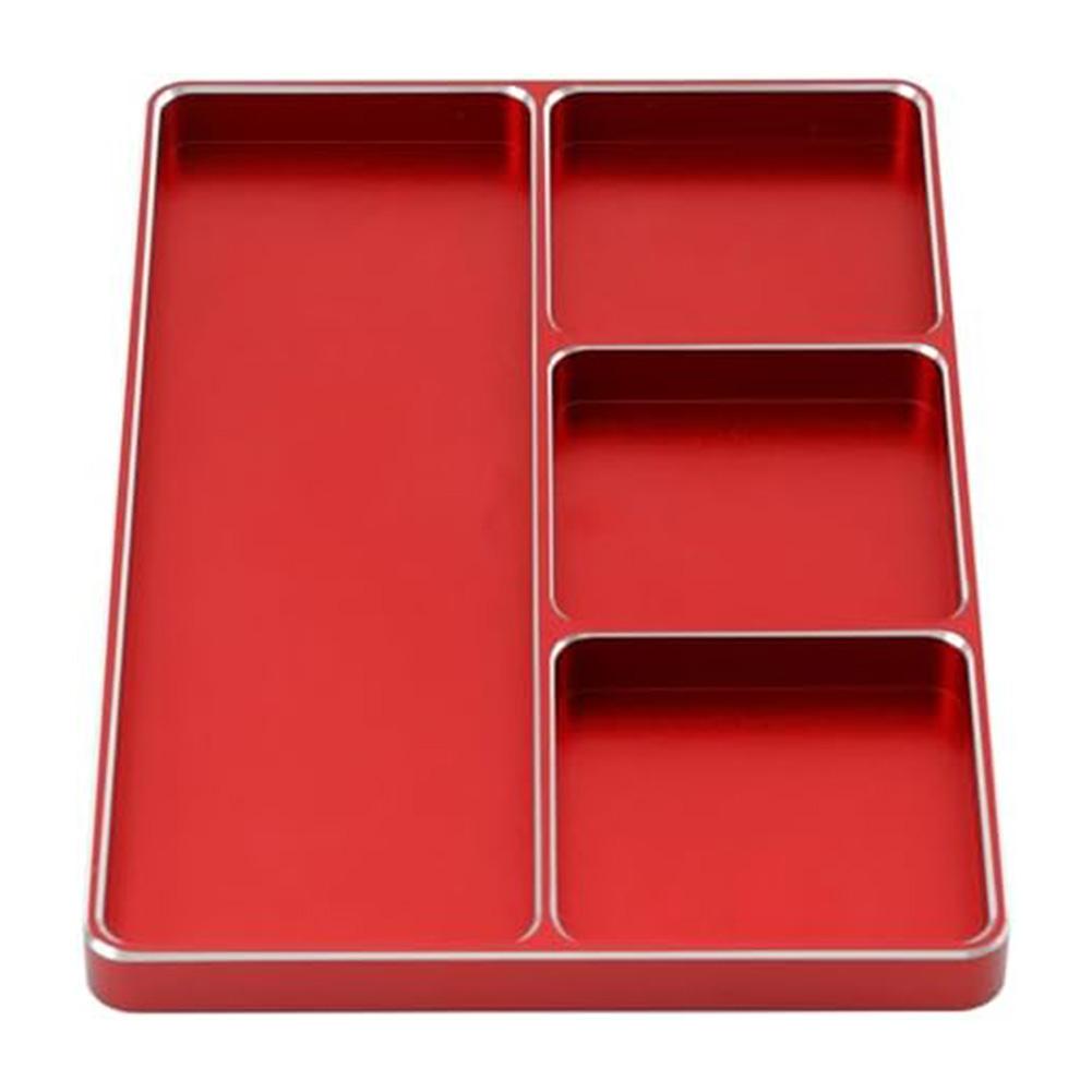 Organized Storage Tray Magnetic Screw Tray CNC Machined Four Compartment Storage Efficient Tool Storage Solution червоний
Organized Storage Tray Magnetic Screw Tray CNC Machined Four Compartment Storage Efficient Tool Storage Solution червоний