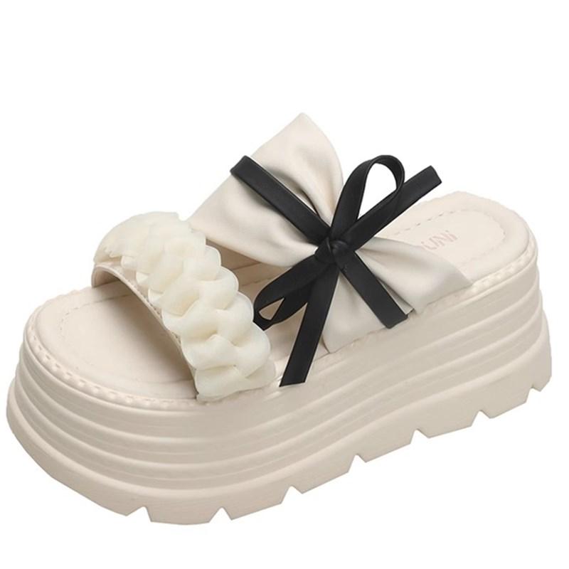 8CM New Summer Platform Sandals for Women Fashion Luxury Pearl Slippers Designer Thick Sole Open Toe Sandals Female Wedges Shoes 34 бежевий
8CM New Summer Platform Sandals for Women Fashion Luxury Pearl Slippers Designer Thick Sole Open Toe Sandals Female Wedges Shoes 34 бежевий