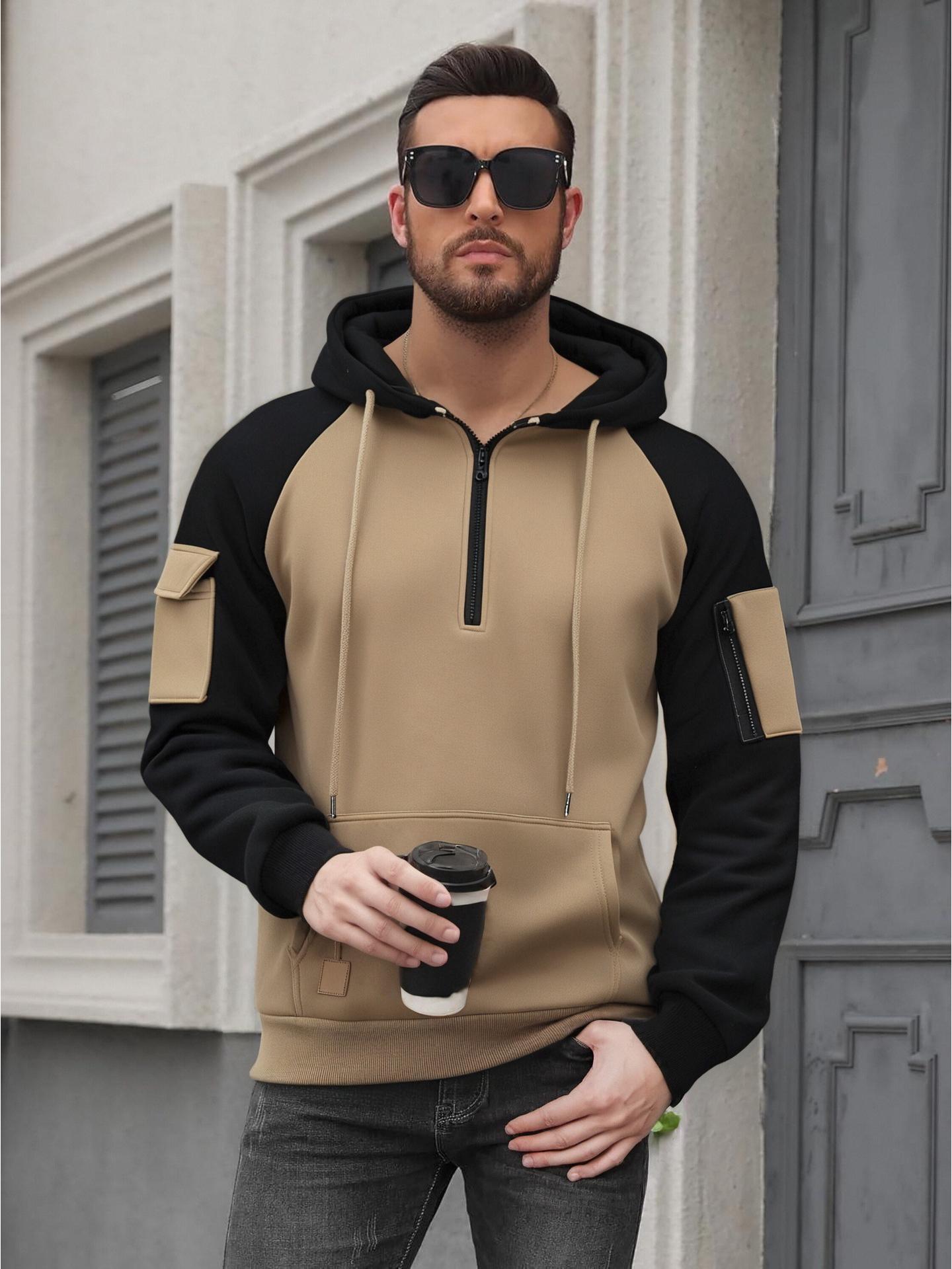 Men s Autumn/Winter Zipper Hoodie with Arm Pocket - Casual Versatile Sports Sweatshirt L
Men s Autumn/Winter Zipper Hoodie with Arm Pocket - Casual Versatile Sports Sweatshirt L