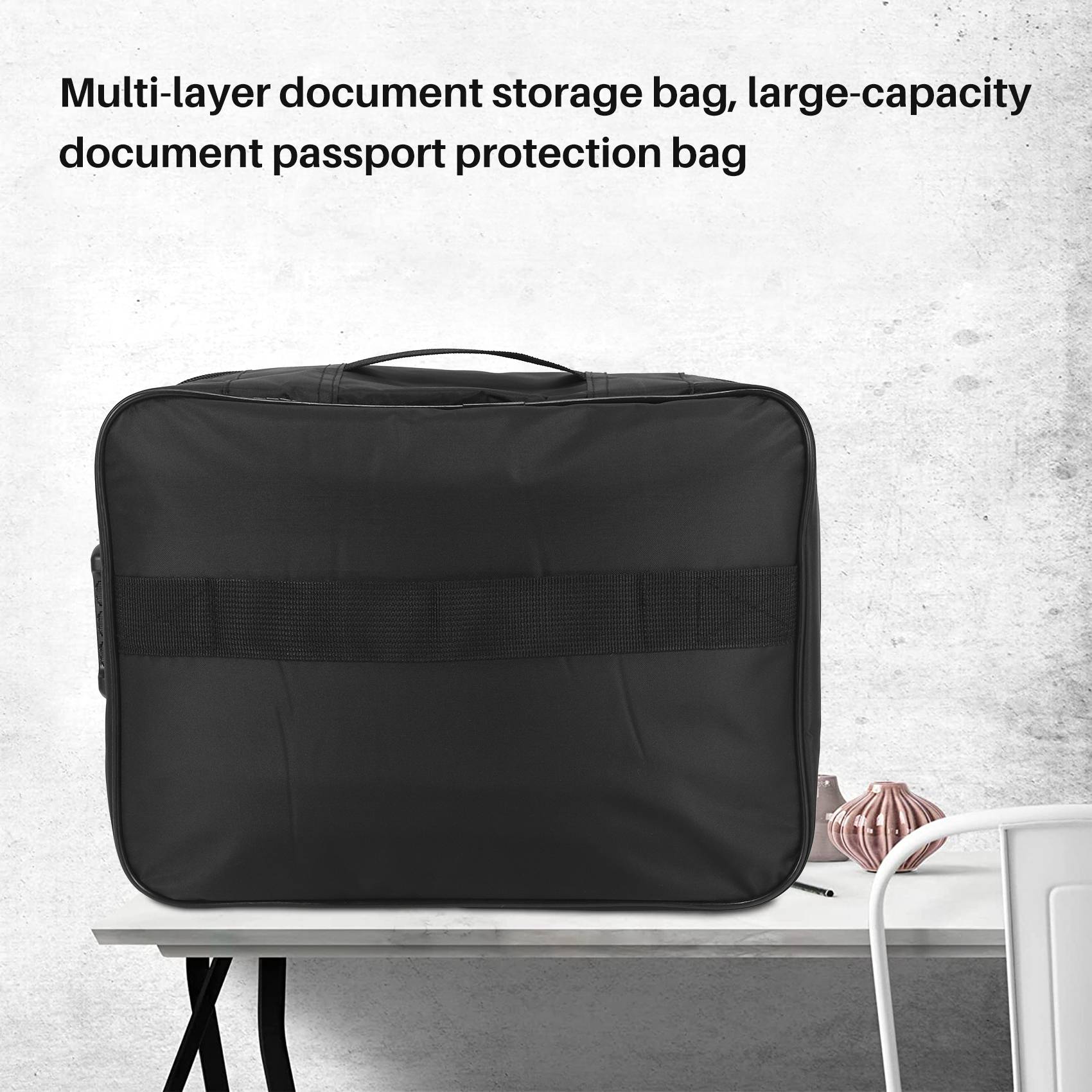 BHBL Important File Pocket Holder,Document Organizer Box,Oxford Waterproof Document Storage Bag with Safe Code Lock (Black) China Mainland
BHBL Important File Pocket Holder,Document Organizer Box,Oxford Waterproof Document Storage Bag with Safe Code Lock (Black) China Mainland