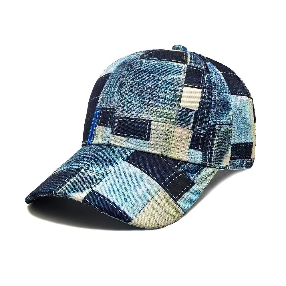 Faux Denim Baseball Cap for Men & Women Western Print Spring Summer Outdoor Sun Hat | Adjustable Duckbill Cap with UV Protection M 56-58cm
Faux Denim Baseball Cap for Men & Women Western Print Spring Summer Outdoor Sun Hat | Adjustable Duckbill Cap with UV Protection M 56-58cm