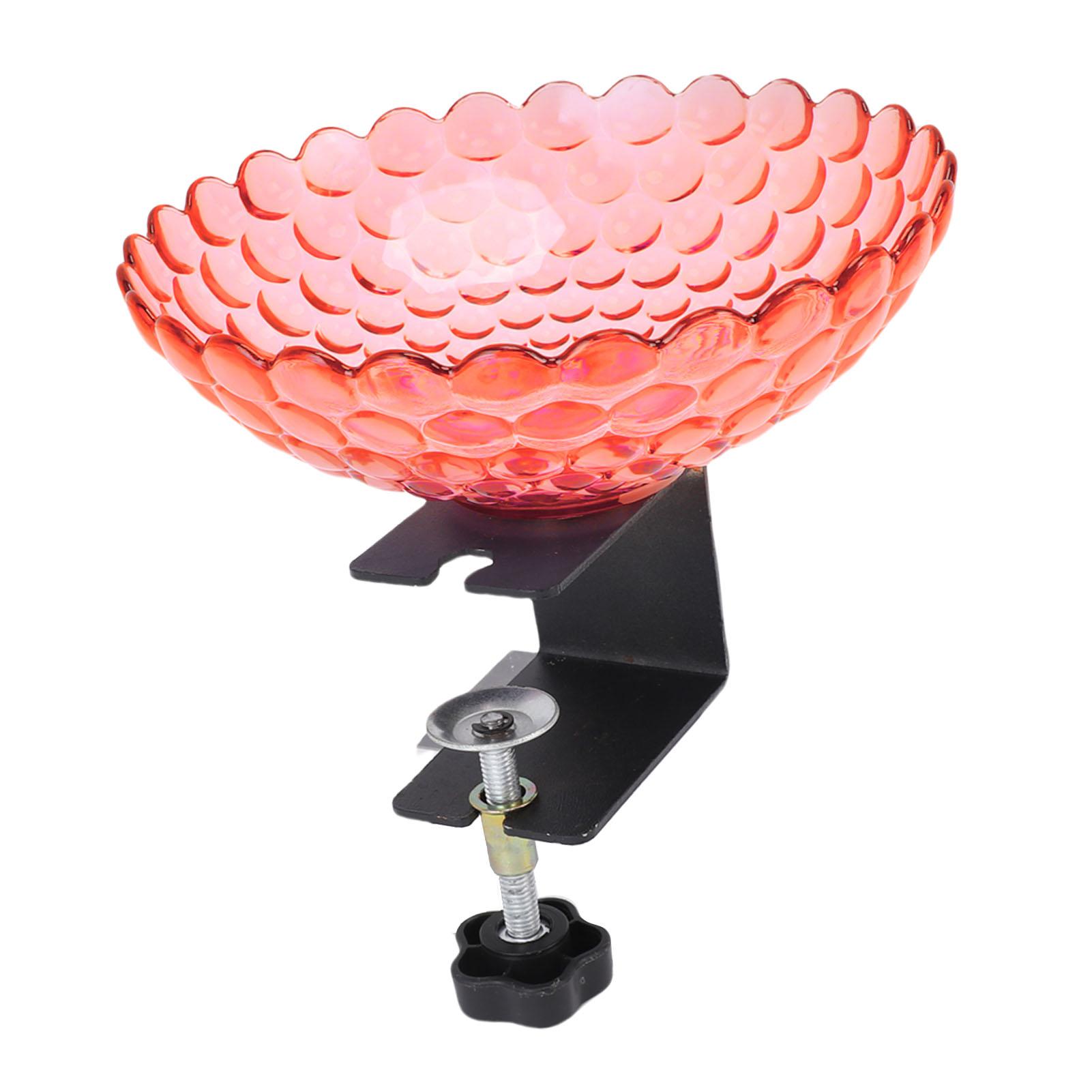 Deck Mounted Bird Bath Plastic Detachable Bird Feeder Water Bowl with Clamp for Fence Balcony Garden Yard Decor
Deck Mounted Bird Bath Plastic Detachable Bird Feeder Water Bowl with Clamp for Fence Balcony Garden Yard Decor