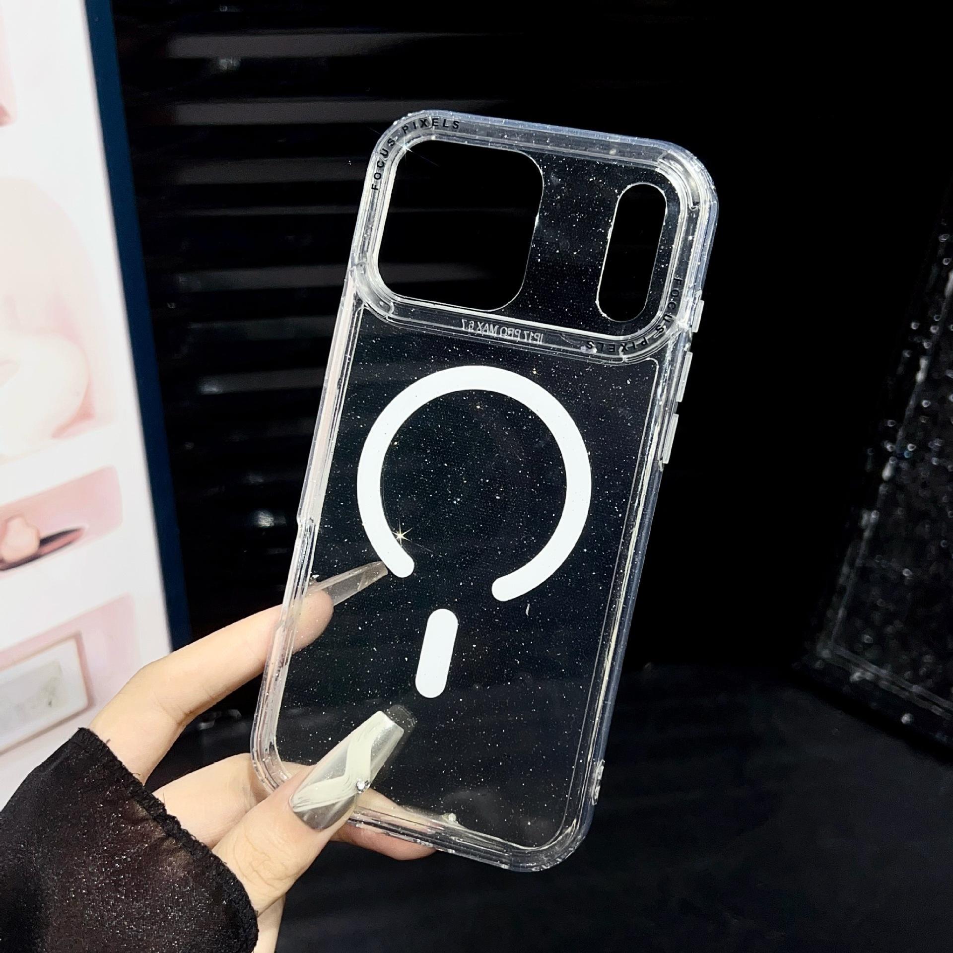 iPhone 17 Pro Max Compatible Ami Glitter Magnetic Drop-proof Case iPhone 16 чистий
iPhone 17 Pro Max Compatible Ami Glitter Magnetic Drop-proof Case iPhone 16 чистий