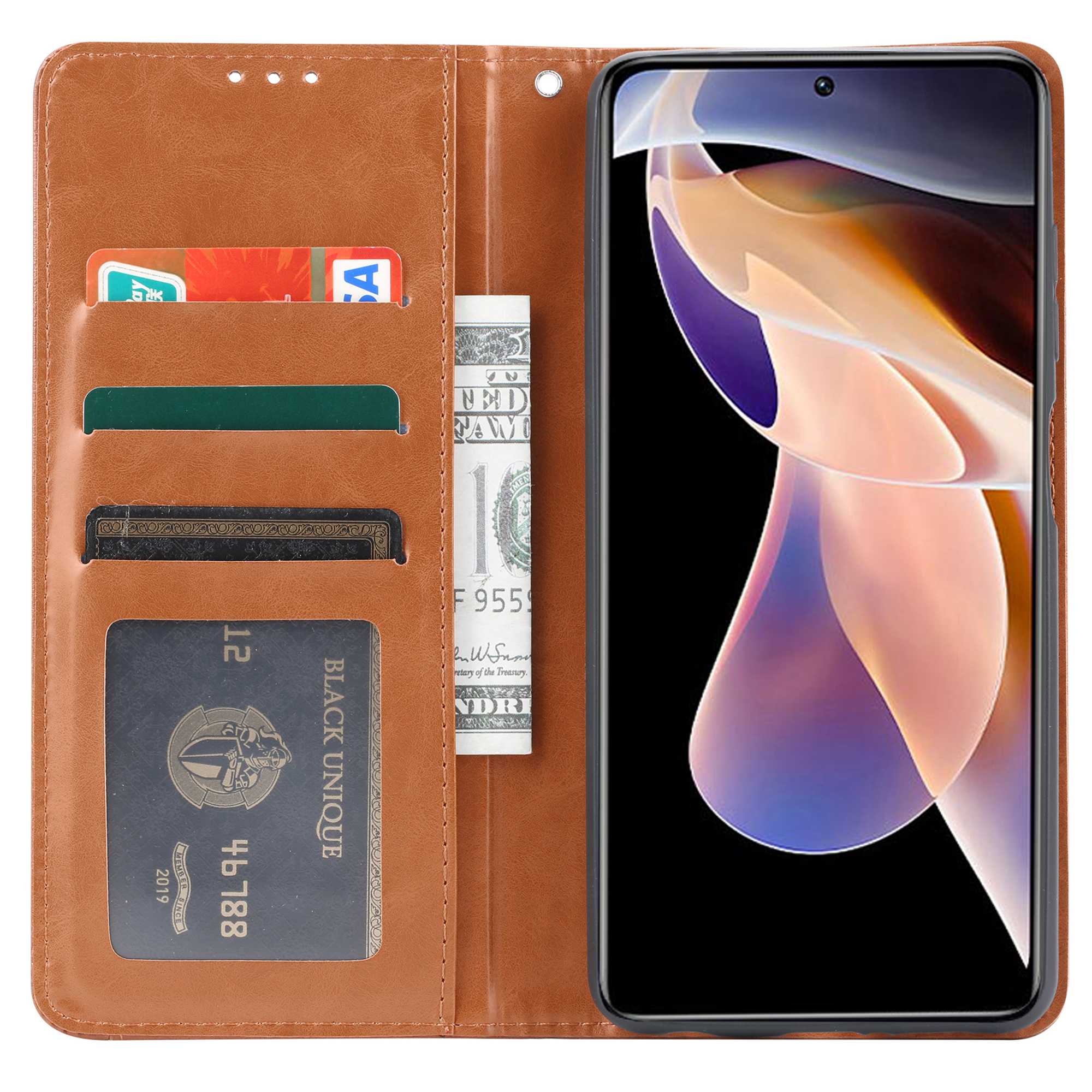 For Xiaomi Redmi Note 11 Pro 5G (Qualcomm)/Note 11 Pro 4G (MediaTek) Outer Card Slot PU Leather Wallet Stand Case Magnetic Auto Closing Phone Cover Brown
For Xiaomi Redmi Note 11 Pro 5G (Qualcomm)/Note 11 Pro 4G (MediaTek) Outer Card Slot PU Leather Wallet Stand Case Magnetic Auto Closing Phone Cover Brown