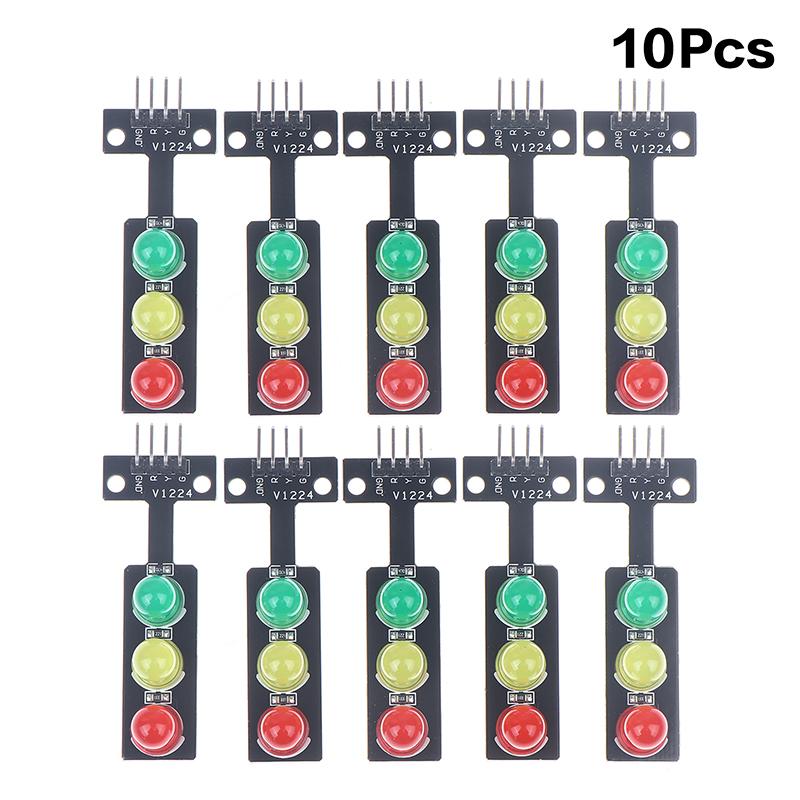 5/10Pcs 5V 3 Color Mini Traffic Light Led Display Module Red Yellow Green Led Module Signal Light For Diy Electronics Projects
5/10Pcs 5V 3 Color Mini Traffic Light Led Display Module Red Yellow Green Led Module Signal Light For Diy Electronics Projects