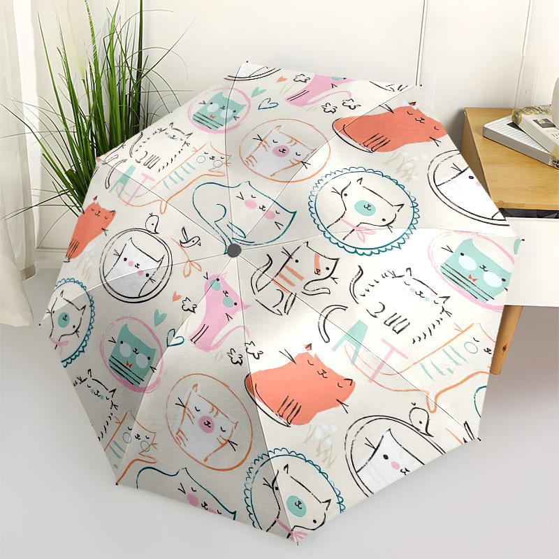 1pc Cute Cats Pattern Umbrella with Plastic Handle,Compact & Stylish,Cartoon Pattern,Outdoor UmbrellaPT318
1pc Cute Cats Pattern Umbrella with Plastic Handle,Compact & Stylish,Cartoon Pattern,Outdoor UmbrellaPT318
