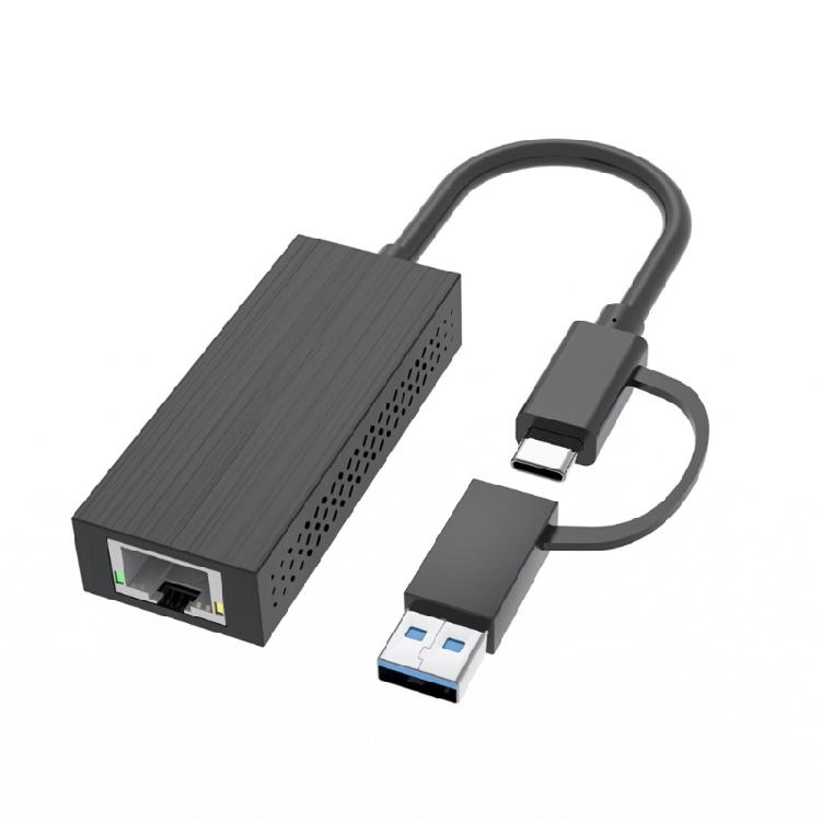 USB Type C to RJ45 2.5Gbps Ethernet Adapter Providing Fast 2500Mbps Internet Access Enhances Productivity 1
USB Type C to RJ45 2.5Gbps Ethernet Adapter Providing Fast 2500Mbps Internet Access Enhances Productivity 1