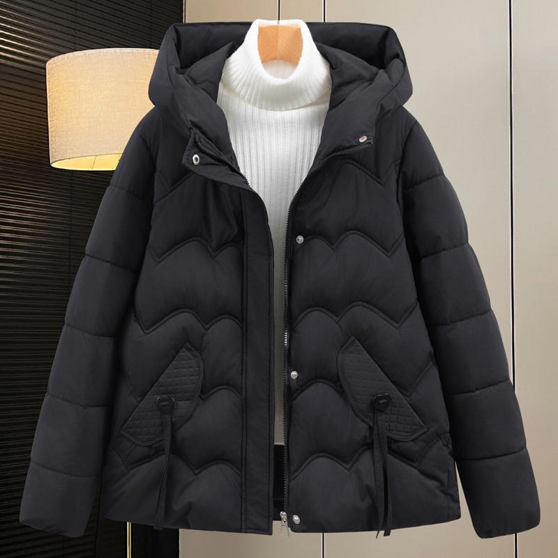 Модное женское пальто Зимние куртки с капюшоном Свободные Толстые Теплые Женские парки M чёрный
Модное женское пальто Зимние куртки с капюшоном Свободные Толстые Теплые Женские парки M чёрный