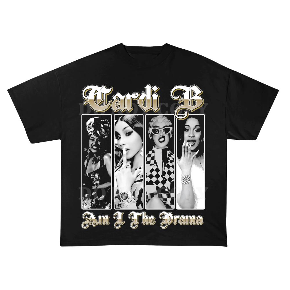 Cardi Bstyle Shirt Am I A Drama Genius Xiao Xi Jings Tour Concert Unisexs and Womens Casual Short Sleeves S
Cardi Bstyle Shirt Am I A Drama Genius Xiao Xi Jings Tour Concert Unisexs and Womens Casual Short Sleeves S