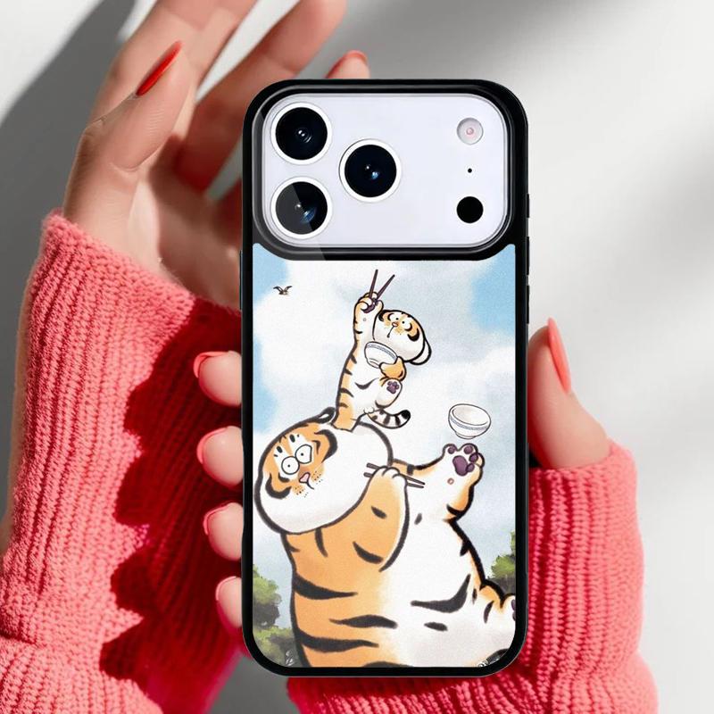 Cartoon Fat Tiger Phone Case for iPhone 17 16 15 14 13 Pro Max Back Cover for 12 11 Pro Coque iPhone 14 Pro Max
Cartoon Fat Tiger Phone Case for iPhone 17 16 15 14 13 Pro Max Back Cover for 12 11 Pro Coque iPhone 14 Pro Max