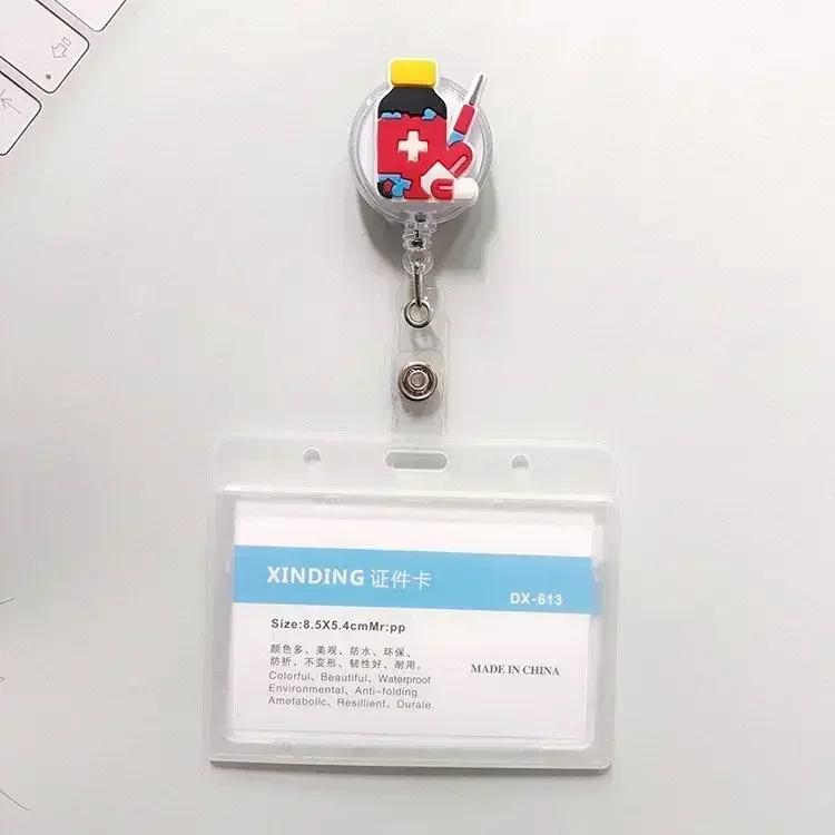 1Pc Retractable Badge Holder Reel Nurse Exhibition Card Holder Doctor ID Card Chain Clips School Student Office
1Pc Retractable Badge Holder Reel Nurse Exhibition Card Holder Doctor ID Card Chain Clips School Student Office
