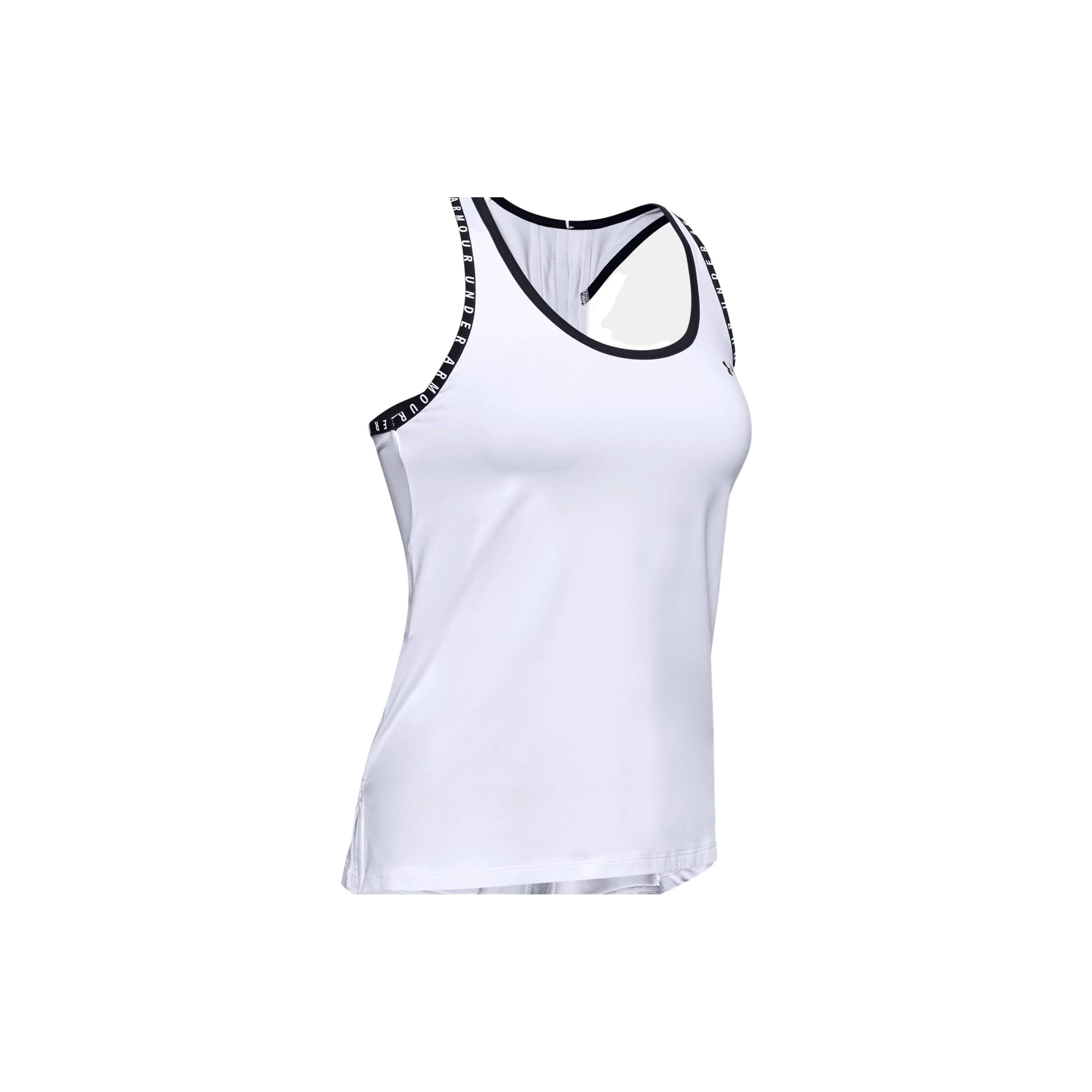 Under Armour Однотонный топ без рукавов с круглым вырезом, женские топы, белый 1351596-100 M
Under Armour Однотонный топ без рукавов с круглым вырезом, женские топы, белый 1351596-100 M