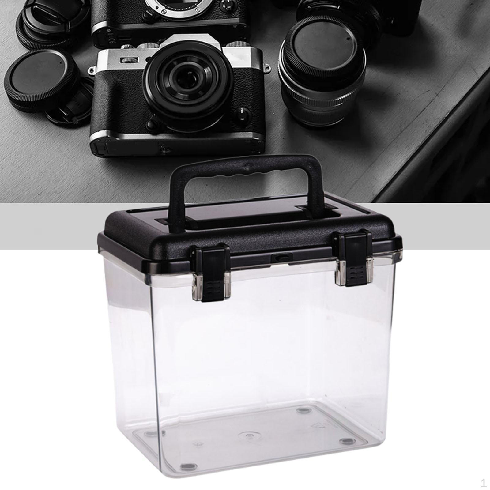 Защитный чехол для камеры, герметичный контейнер для аксессуаров с ручкой, практичная многофункциональная крышка Black
Защитный чехол для камеры, герметичный контейнер для аксессуаров с ручкой, практичная многофункциональная крышка Black