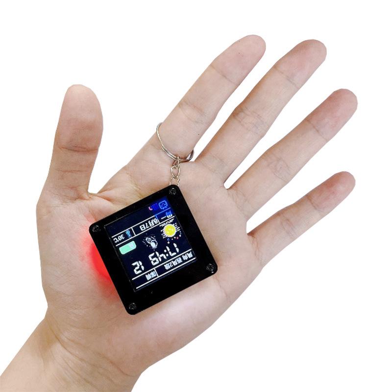 ESP32-C3 Підвіска астронавта з 1,44-дюймовим РК-дисплеєм і LVGL, Portable Desktop Ornament ST7735
ESP32-C3 Підвіска астронавта з 1,44-дюймовим РК-дисплеєм і LVGL, Portable Desktop Ornament ST7735