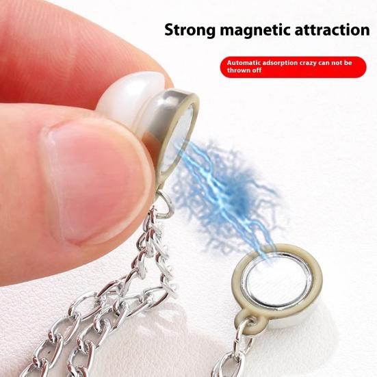 Yousheng 2Pcs Magnetic Clothing Clips with Chain Multi-Function Metal Clothes Magnet Pins Men Women Scarf Shirt Sleeve Pants Button Clip Accessories Love Heart
Yousheng 2Pcs Magnetic Clothing Clips with Chain Multi-Function Metal Clothes Magnet Pins Men Women Scarf Shirt Sleeve Pants Button Clip Accessories Love Heart