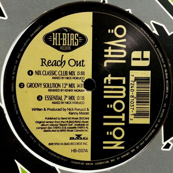 12-дюймовая пластинка OVAL EMOTION - Reach Out HB037 HI-BIAS 1994 США Дэнс и Электроника Б/У
12-дюймовая пластинка OVAL EMOTION - Reach Out HB037 HI-BIAS 1994 США Дэнс и Электроника Б/У