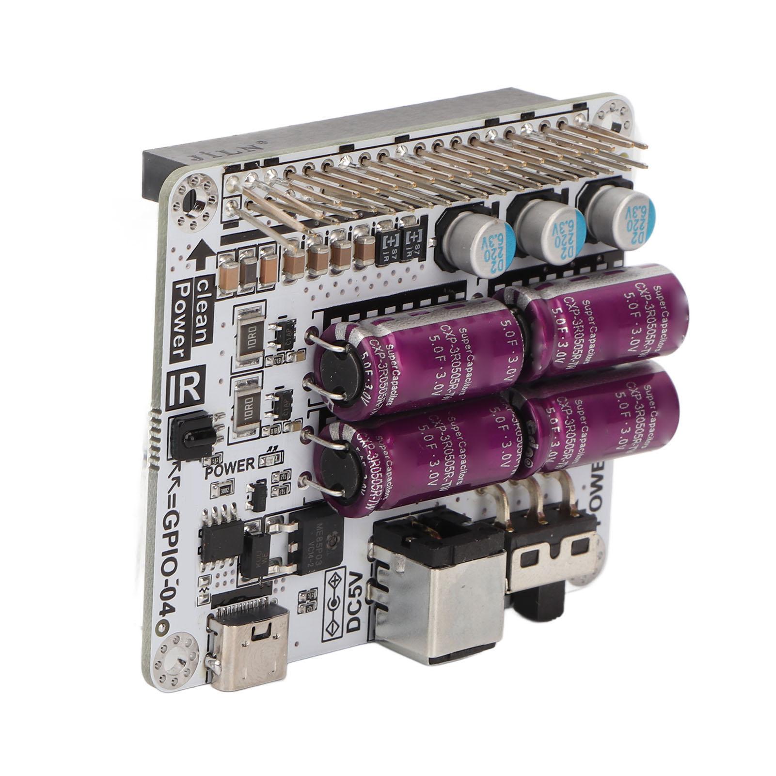 Плата фільтра живлення 5V3A типу C 6000000 мікрофарад 6xSuperCap 6xTantalum ЦАП з низьким ESR або плата декодера для
Плата фільтра живлення 5V3A типу C 6000000 мікрофарад 6xSuperCap 6xTantalum ЦАП з низьким ESR або плата декодера для