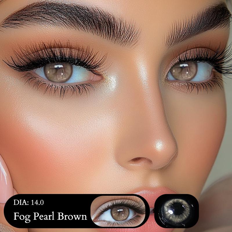 Freshlady Fog Pearl Brown And Gray Collection 14.0mm Colored Contact Lenses 1 Year Disposable for Daily Wear
Freshlady Fog Pearl Brown And Gray Collection 14.0mm Colored Contact Lenses 1 Year Disposable for Daily Wear