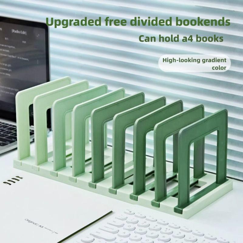 Gradient Green Freestanding Desk Organizer - Lightweight Detachable Tiered Book,Adjustable Dividers for Home Office Organization зелений
Gradient Green Freestanding Desk Organizer - Lightweight Detachable Tiered Book,Adjustable Dividers for Home Office Organization зелений