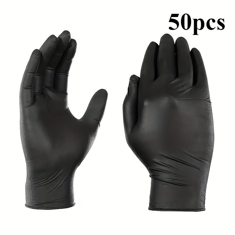 50pcs Disposable Nitrile Gloves Durable Household Cleaning Gloves Anti-static Gloves Suitable for Kitchens Tattoo Hair Dyeing S чорний
50pcs Disposable Nitrile Gloves Durable Household Cleaning Gloves Anti-static Gloves Suitable for Kitchens Tattoo Hair Dyeing S чорний