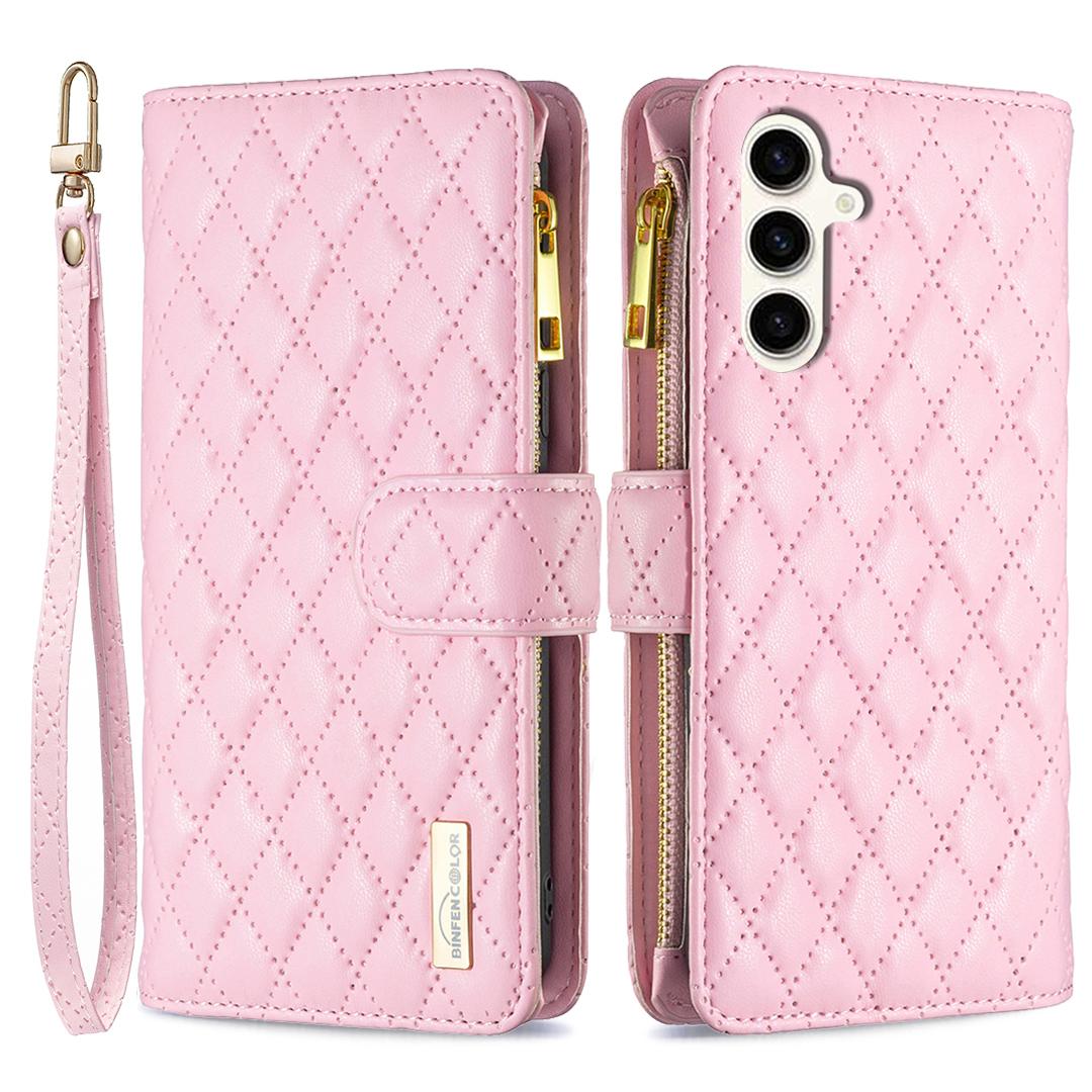 BINFEN COLOR BF Style-15 For Samsung Galaxy S23 FE Zipper Pocket Leather Cover Wallet Stand Phone Case Pink
BINFEN COLOR BF Style-15 For Samsung Galaxy S23 FE Zipper Pocket Leather Cover Wallet Stand Phone Case Pink