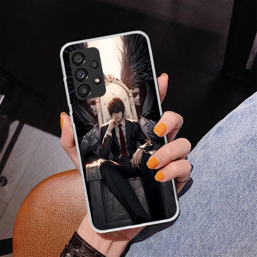 N-Note D-Death Yagami Light Phone Case For Samsung Galaxy A52 A32 A22 A12 A51 A31 A50S A30S A20S A10S Note 20 Ultra 10 Plus S10 Samsung A52
N-Note D-Death Yagami Light Phone Case For Samsung Galaxy A52 A32 A22 A12 A51 A31 A50S A30S A20S A10S Note 20 Ultra 10 Plus S10 Samsung A52