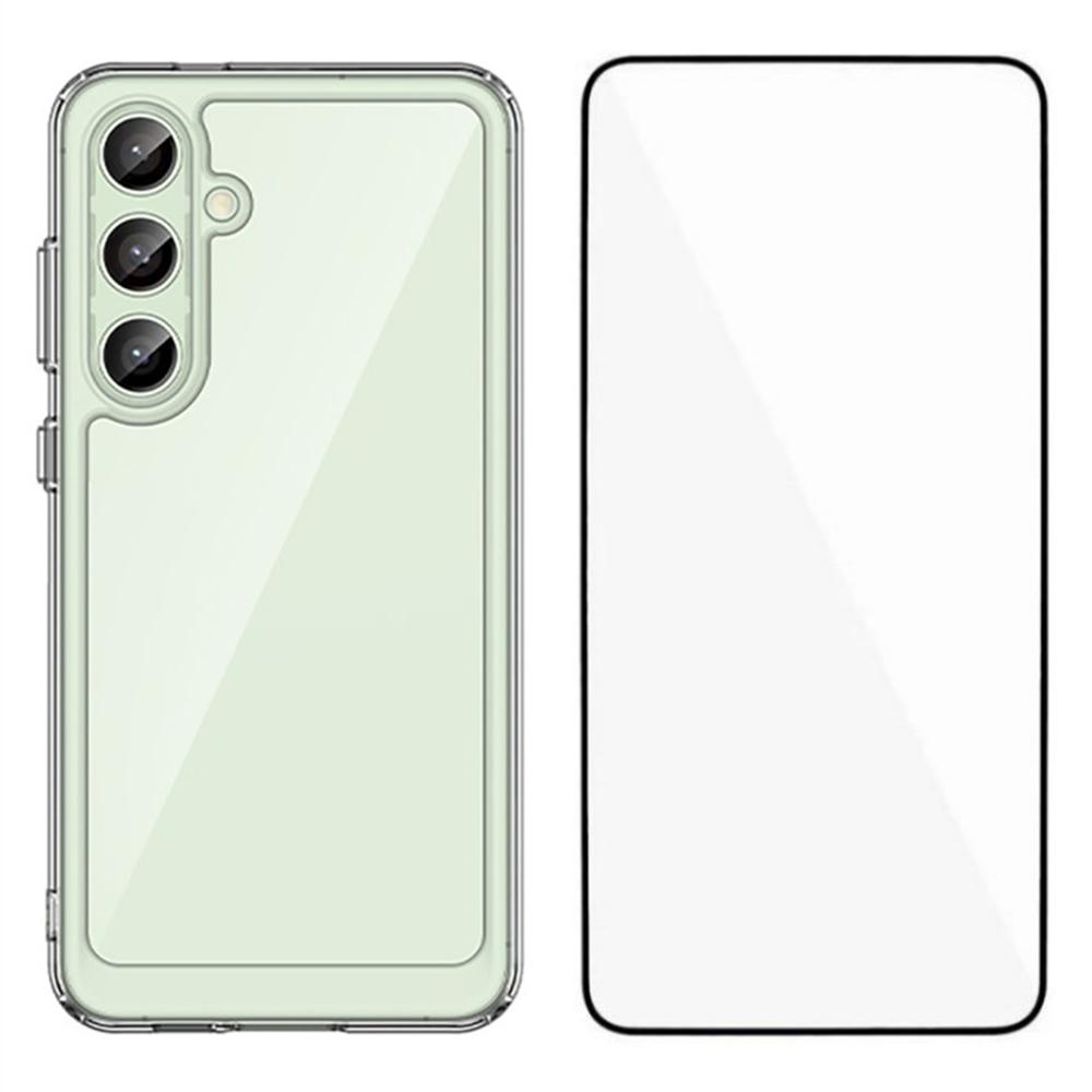 WANLONFENG MF Series for Samsung Galaxy S24 FE Case TPU+Acrylic Clear Phone Cover with Tempered Glass Film A
WANLONFENG MF Series for Samsung Galaxy S24 FE Case TPU+Acrylic Clear Phone Cover with Tempered Glass Film A