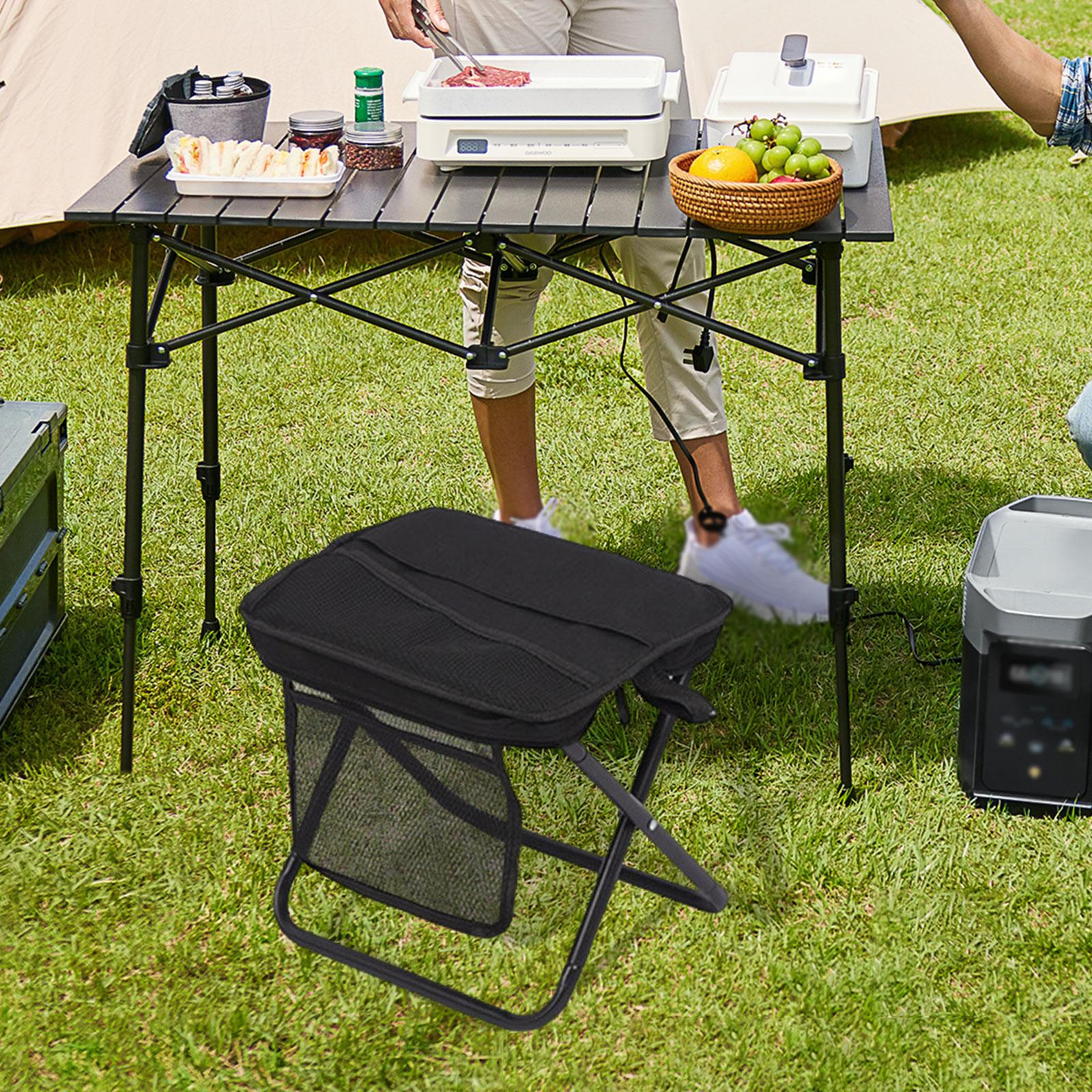 Foldable Backpack Stool Fishing Seat Compact Footrest Ottoman Portable Camping Chair for Adults Black and S
Foldable Backpack Stool Fishing Seat Compact Footrest Ottoman Portable Camping Chair for Adults Black and S