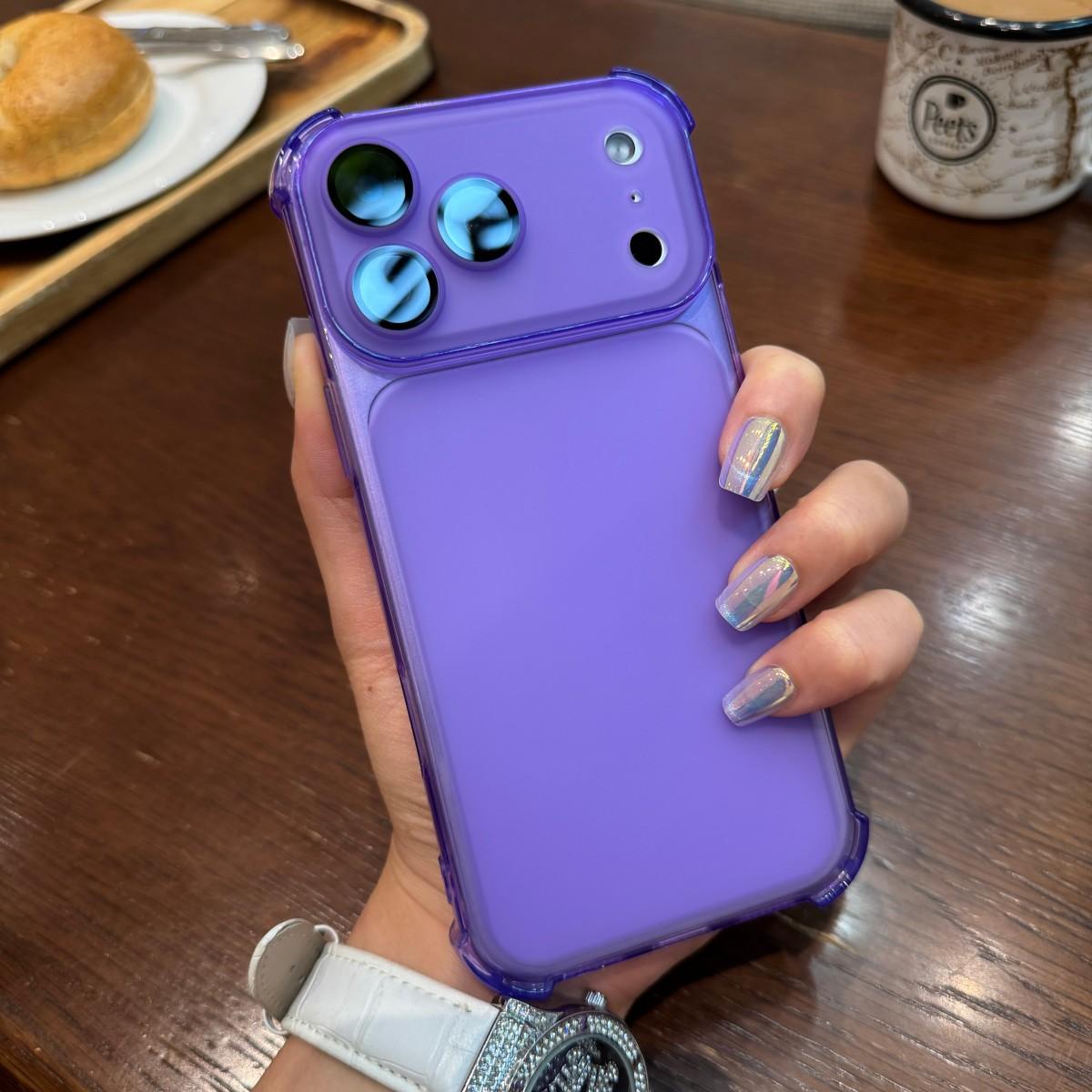 Quadrant air cushion anti-drop phone case For iPhone 11/12/13/14/15/16/17ProMax case iP 11 Pro Max фіолетовий
Quadrant air cushion anti-drop phone case For iPhone 11/12/13/14/15/16/17ProMax case iP 11 Pro Max фіолетовий