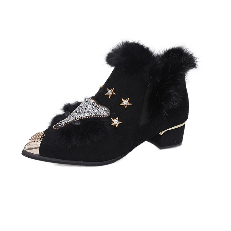 Зимние Новые Массивные Одиночные Ботинки Женские Металлический Острый Носок Замшевый Рукав Пайетки Нескользящие Ботильоны 42
Зимние Новые Массивные Одиночные Ботинки Женские Металлический Острый Носок Замшевый Рукав Пайетки Нескользящие Ботильоны 42